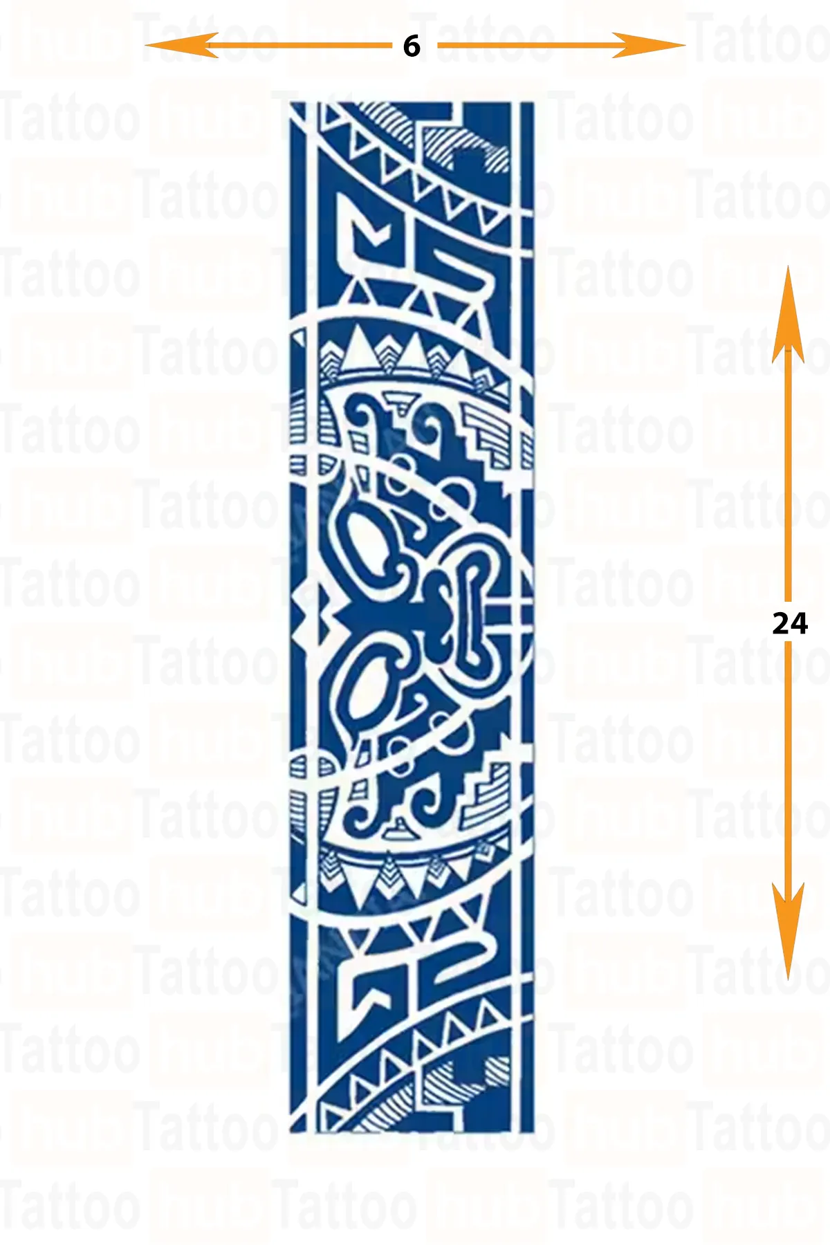 maori maskesi yari kalici þerit dövme 