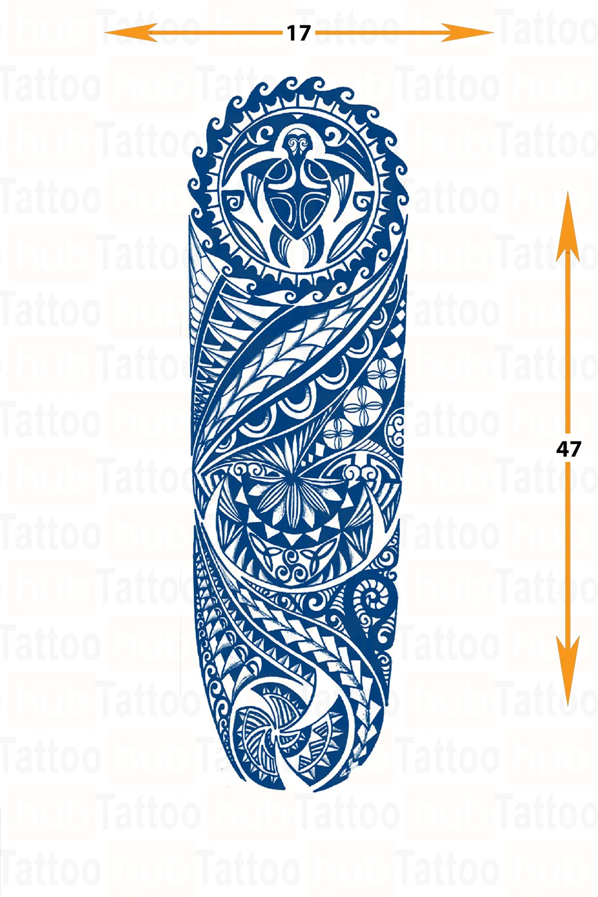 maori kabile(tribe) yari kalici Kol Kaplamali Dövme 